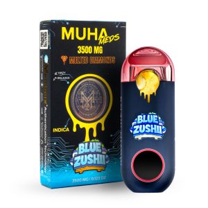 MUHA Meds - 3.5g Melted Diamonds Vape - Blue Zushi