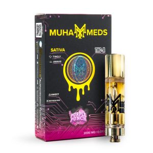 MUHA Meds THCa 510 Cartridge - 2G (Purple Punch)