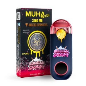 MUHA Meds - 3.5g Melted Diamonds Vape - Russian Cream