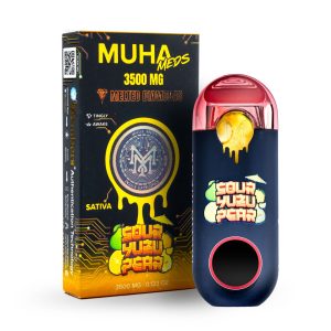 MUHA Meds - 3.5g Melted Diamonds Vape - Sour Yuzu Pear