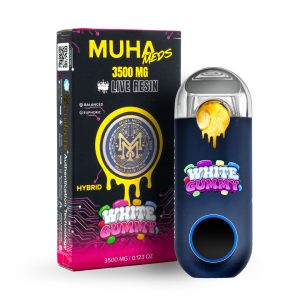 MUHA Meds - 3.5g Live Resin Vape - White Gummy