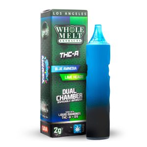 Whole Melt Extracts - Dual Chamber 2g Disposable - Blue Amnesia plus Lime Heads