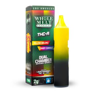 Whole Melt Extracts - Dual Chamber 2g Disposable - Yellow Melonz + Candy Chrome